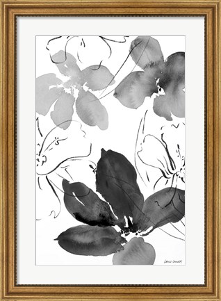 Framed Into Summer Black And White II Print