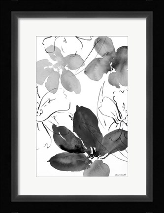 Framed Into Summer Black And White II Print