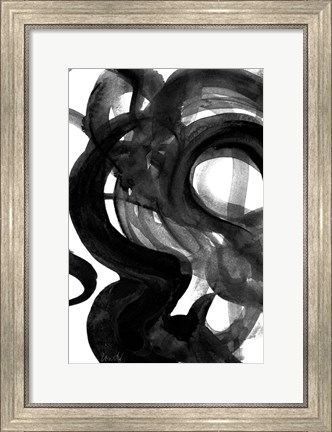 Framed Dark Movement I Print