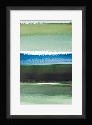 Framed Morning Pasture I Print