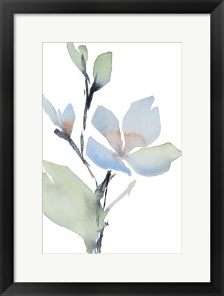 Framed Glowing Blooms II Print