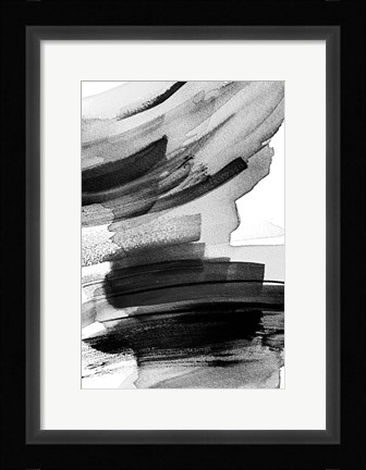 Framed Midnight Gold I Print