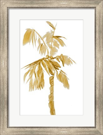 Framed Gold Palms IV Print