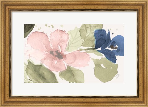 Framed Watercolor Blooms II Print