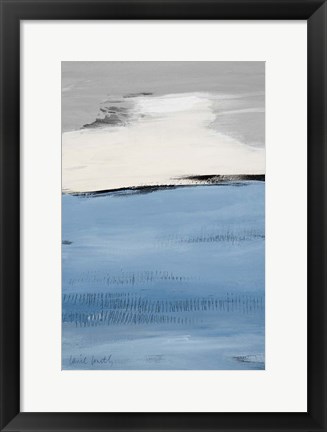 Framed Blue Flatlands II Print