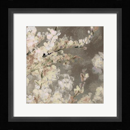 Framed Neutral Sakura Beauty Print