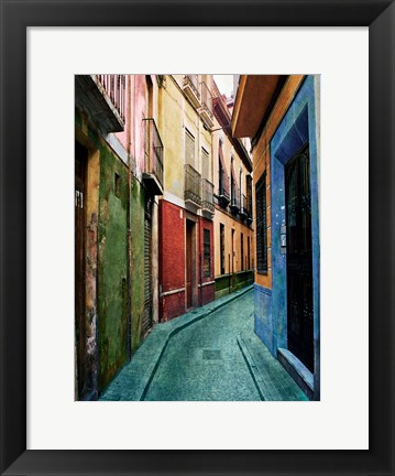 Framed Old Granada Vertical Print