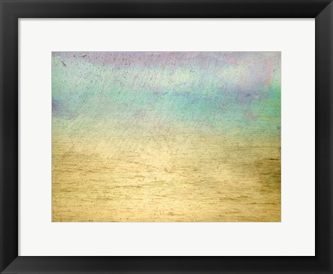 Framed Misty Ocean II Print