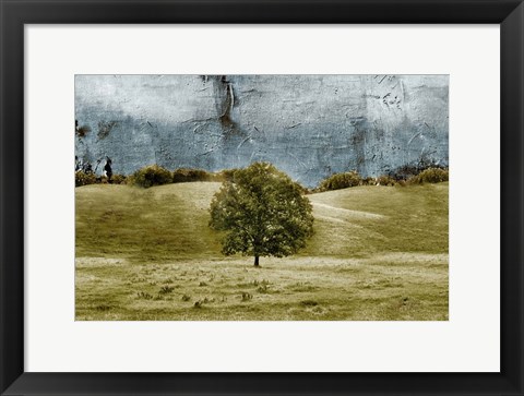 Framed Tree in the Valley Print