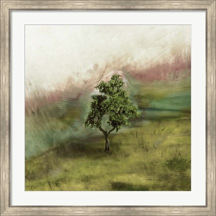 Framed Lone Oak Print