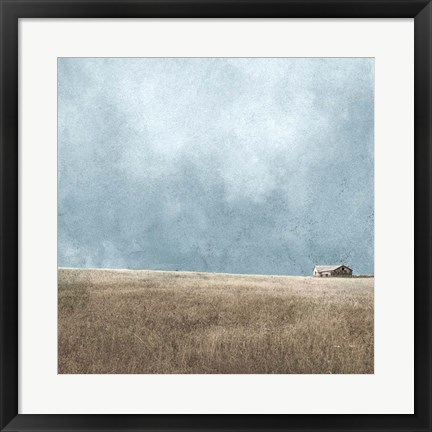 Framed After the Storm Blue Sky Print