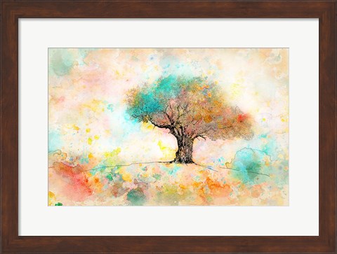 Framed Citrus Tree Print
