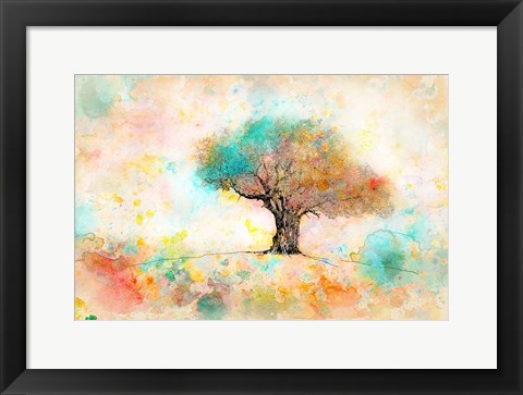 Framed Citrus Tree Print