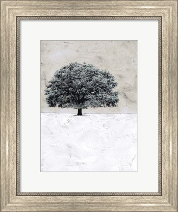 Framed Old Black Tree Print