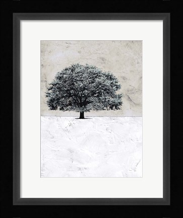 Framed Old Black Tree Print