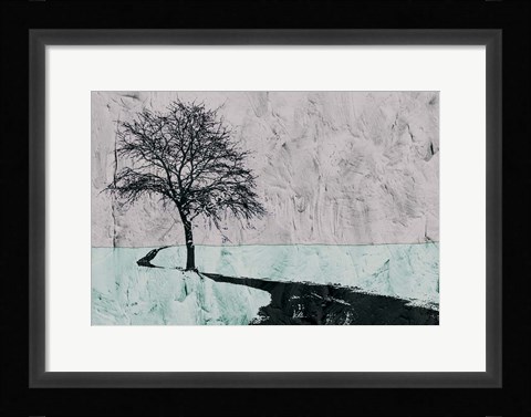 Framed Near the Road Print