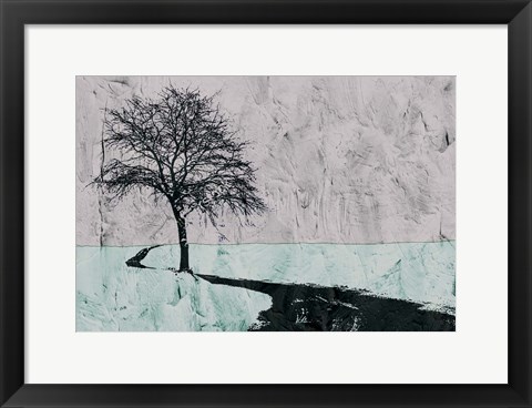 Framed Near the Road Print