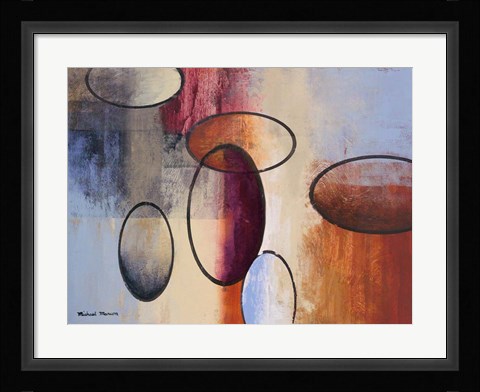 Framed Excitement I Print