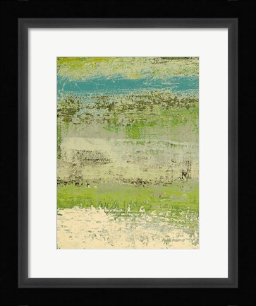 Framed Organic Green I Print