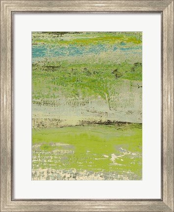 Framed Organic Green II Print