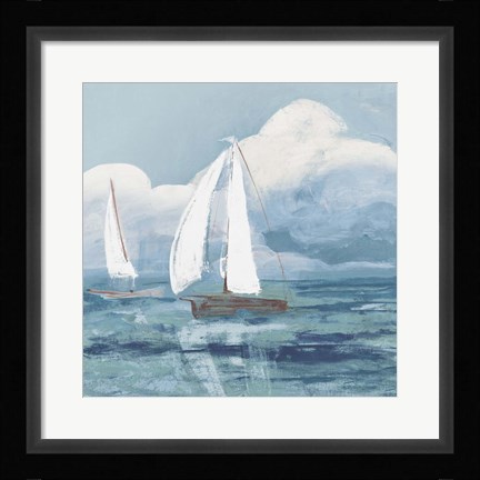 Framed Dusk Regatta Winds Print