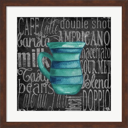 Framed Coffee of the Day IV Print