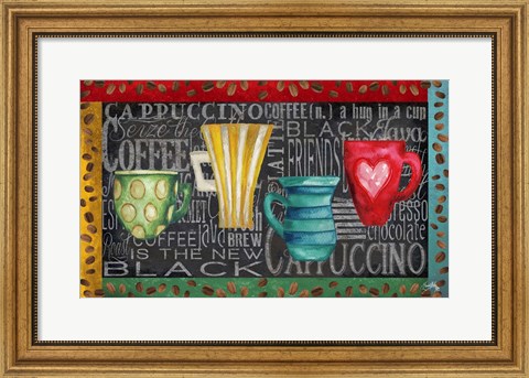 Framed Coffee of the Day Print