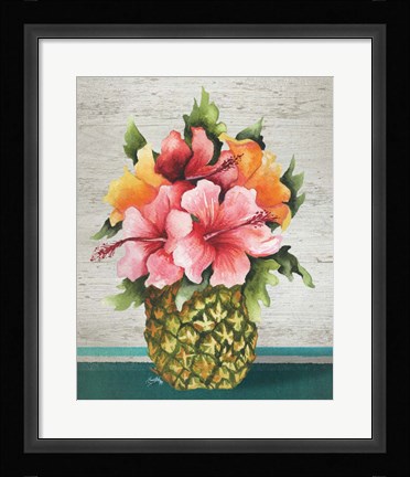 Framed Tropical Bouquet Print