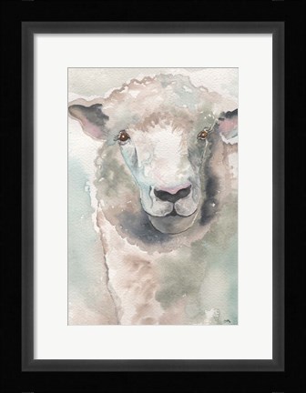 Framed Muted Lamb Print