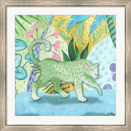 Framed Playful Cheetah Print