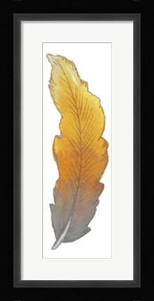 Framed Bohem Feather II Print