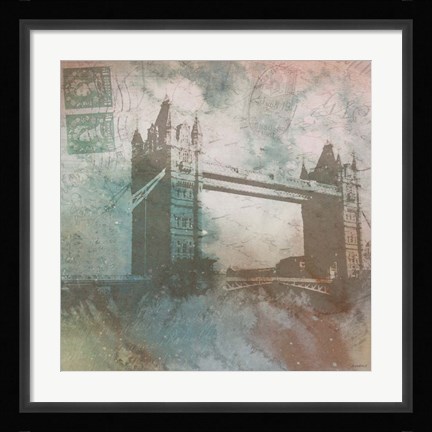 Framed Vintage Europe II Print