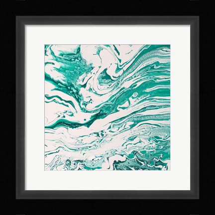 Framed Emeralds Print