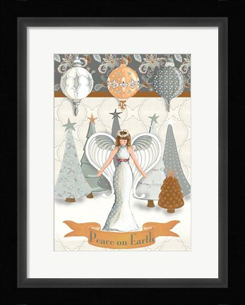 Framed Angel Wonderland Earth Print