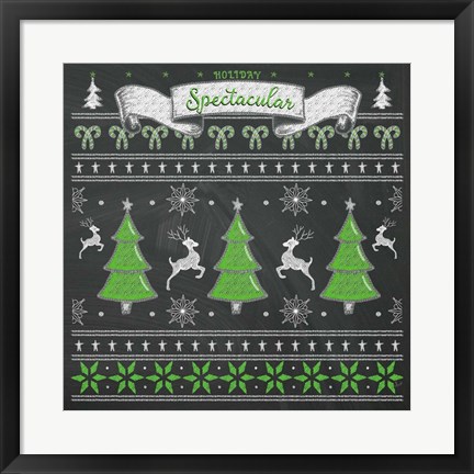 Framed Holiday Sweater II Print