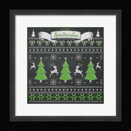 Framed Holiday Sweater II Print