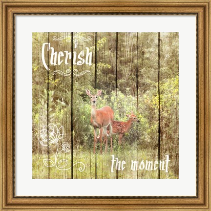 Framed Cherish The Moment Print