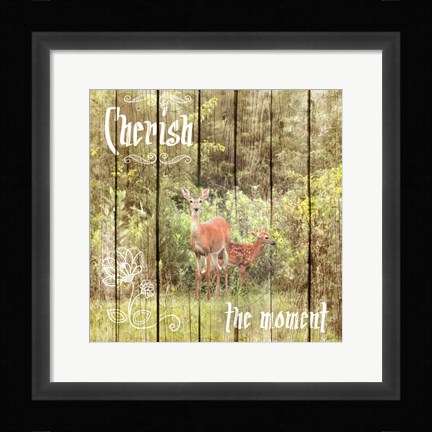 Framed Cherish The Moment Print