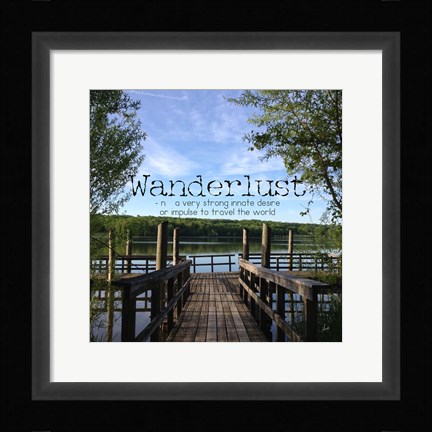 Framed Wanderlust Print