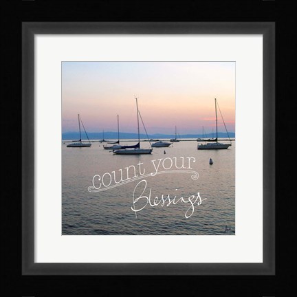Framed Count your Blessings Print