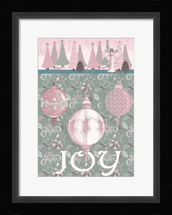 Framed Pink Wonderland Joy Print