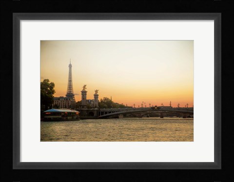 Framed On the Seine Print