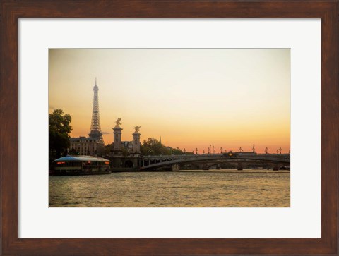 Framed On the Seine Print