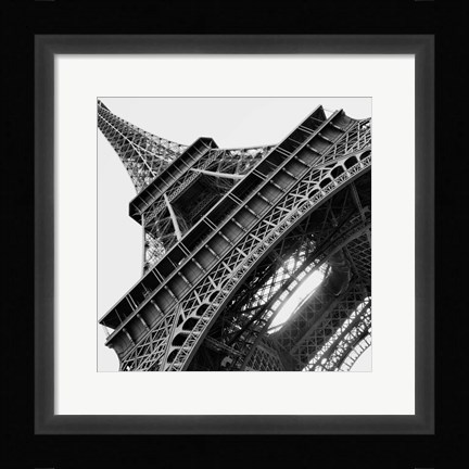 Framed Eiffel Views Square I Print