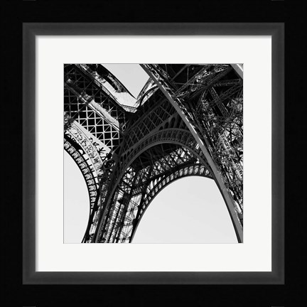 Framed Eiffel Views Square II Print