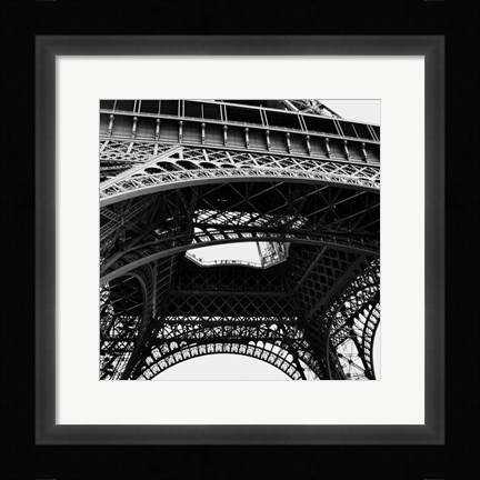 Framed Eiffel Views Square III Print