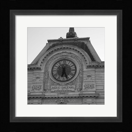 Framed Paris Scene IV Print