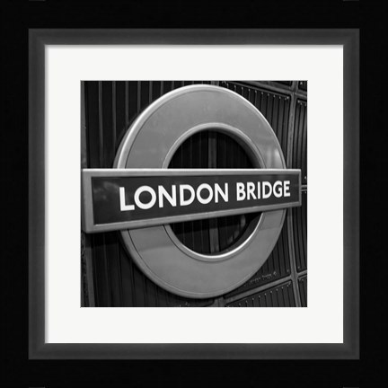 Framed London Scene II Print