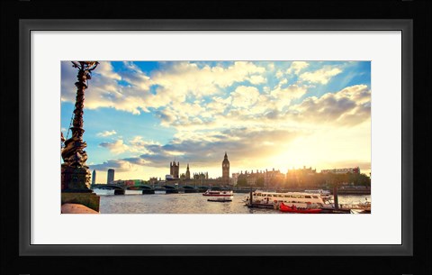 Framed Thames River Print