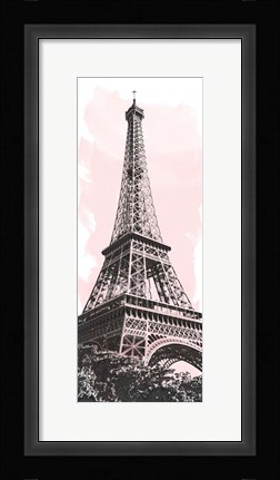 Framed Watercolor France Panel II Print